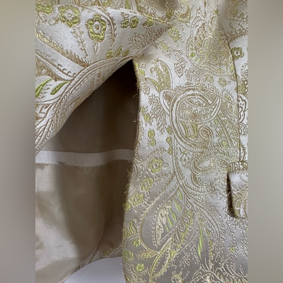 Magaschoni silk paisley blazer, size 2 - Picture 6 of 13